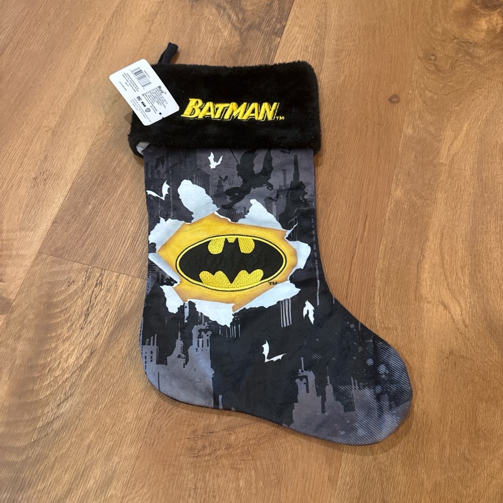 Batman Christmas Stocking with Logo